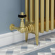FAR-CR-UB-LS06 - Faringdon Traditional Thermostatic Radiator Valve - Unlacquered Brass (Corner TRV) FAR-CR-UB-LS06 - Faringdon Traditional Thermostatic Radiator Valve - Unlacquered Brass (Corner TRV)
